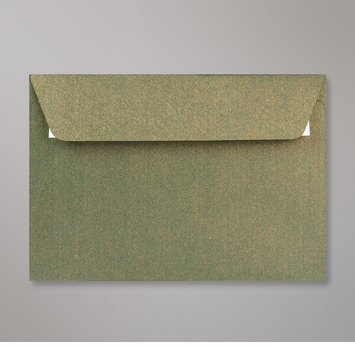 Enveloppe à grains verte champagne 114x162 mm (C6)