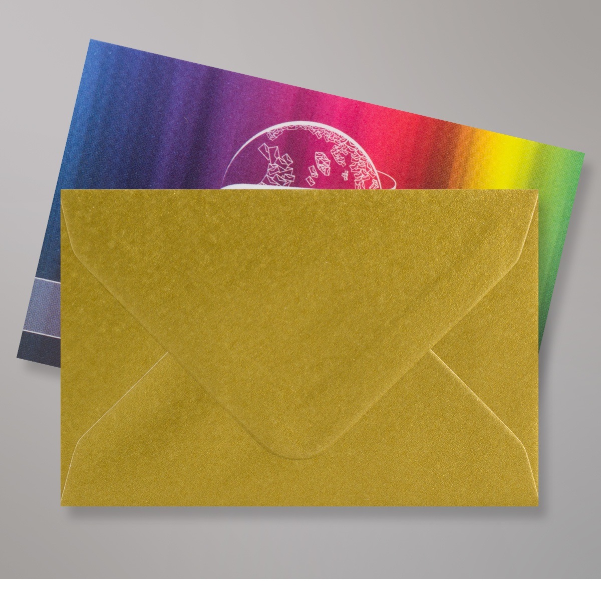 Enveloppe or métalisée 62x94 mm