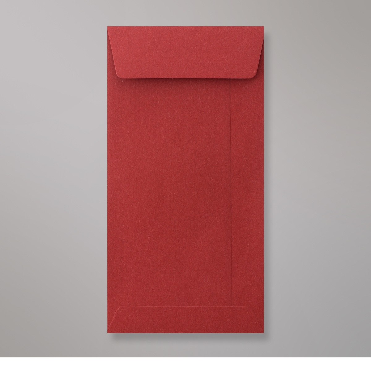 Enveloppe format poche rouge foncée 220x110 mm (DL)