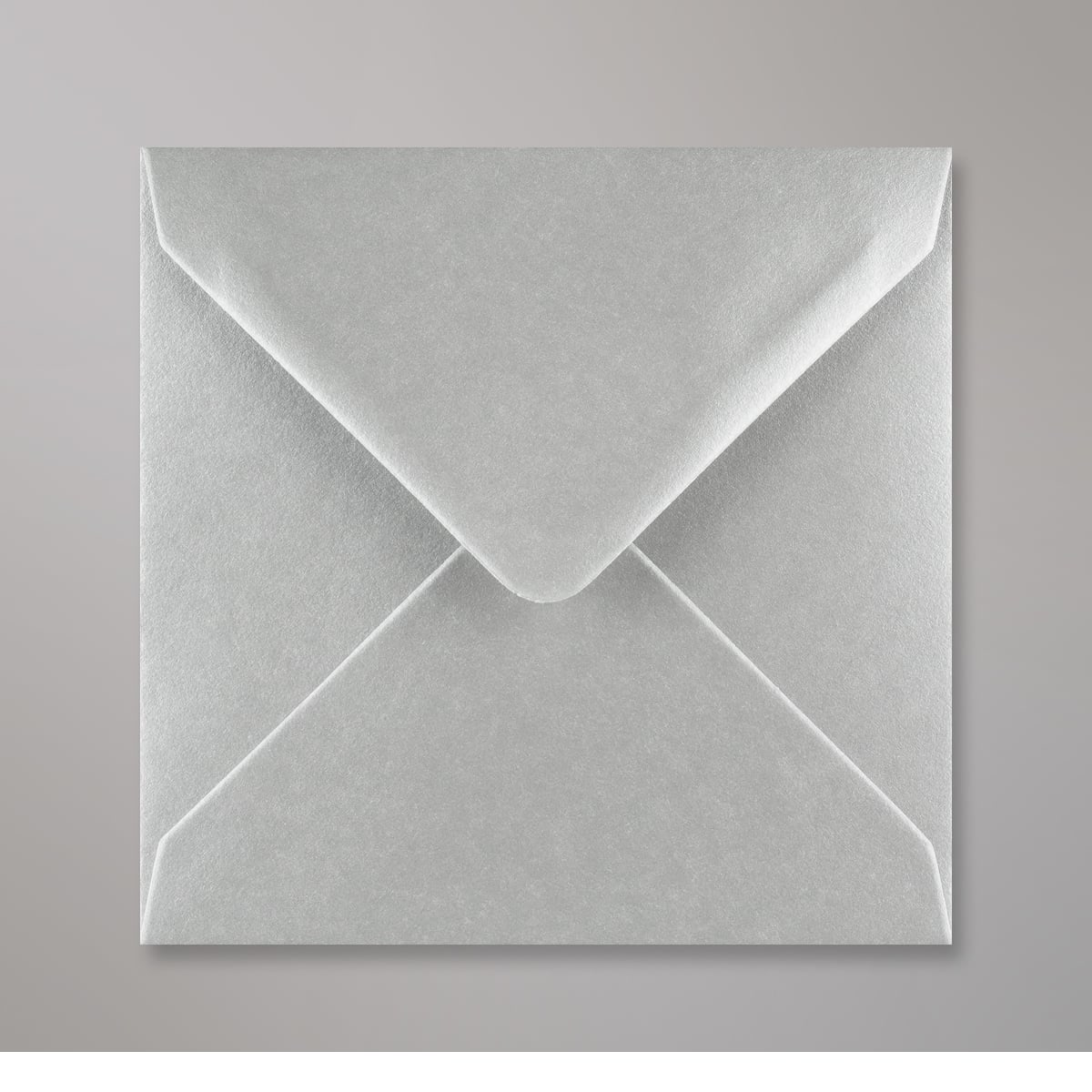 Enveloppe argent métalisée 140x140 mm