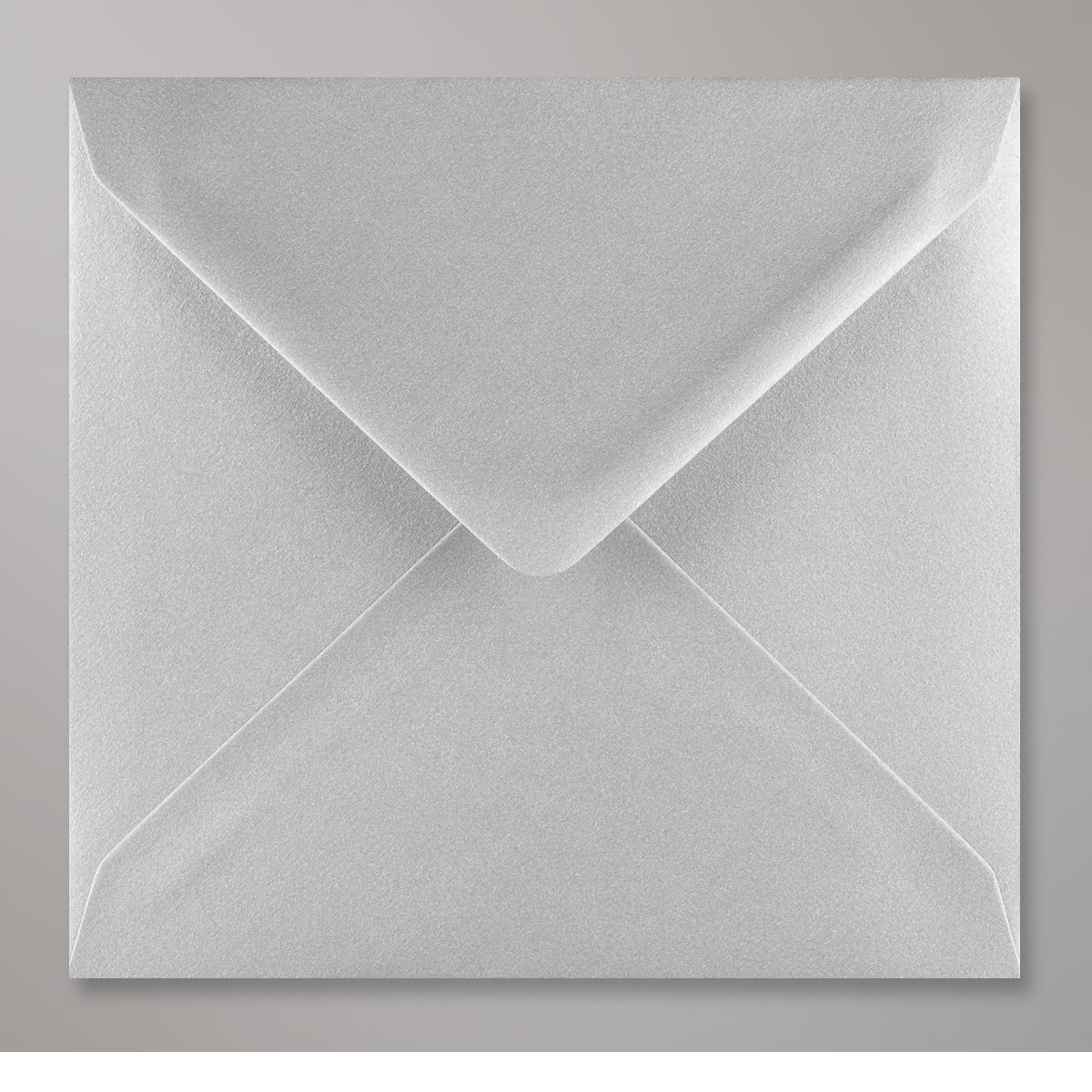 Enveloppe argent métalisée 155x155 mm