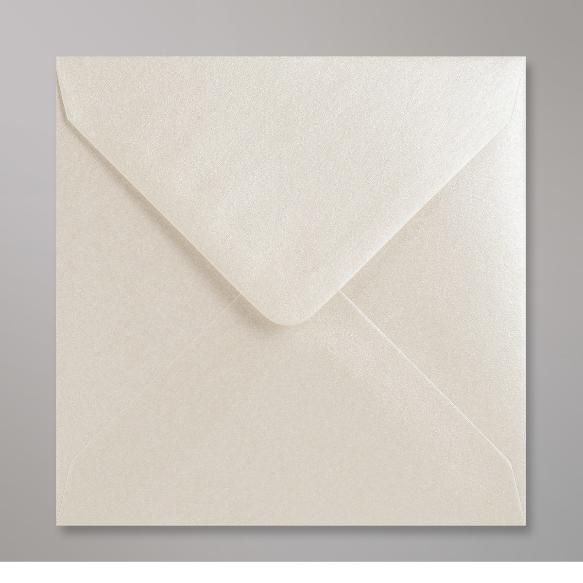 Enveloppe huitre brillante 130x130 mm