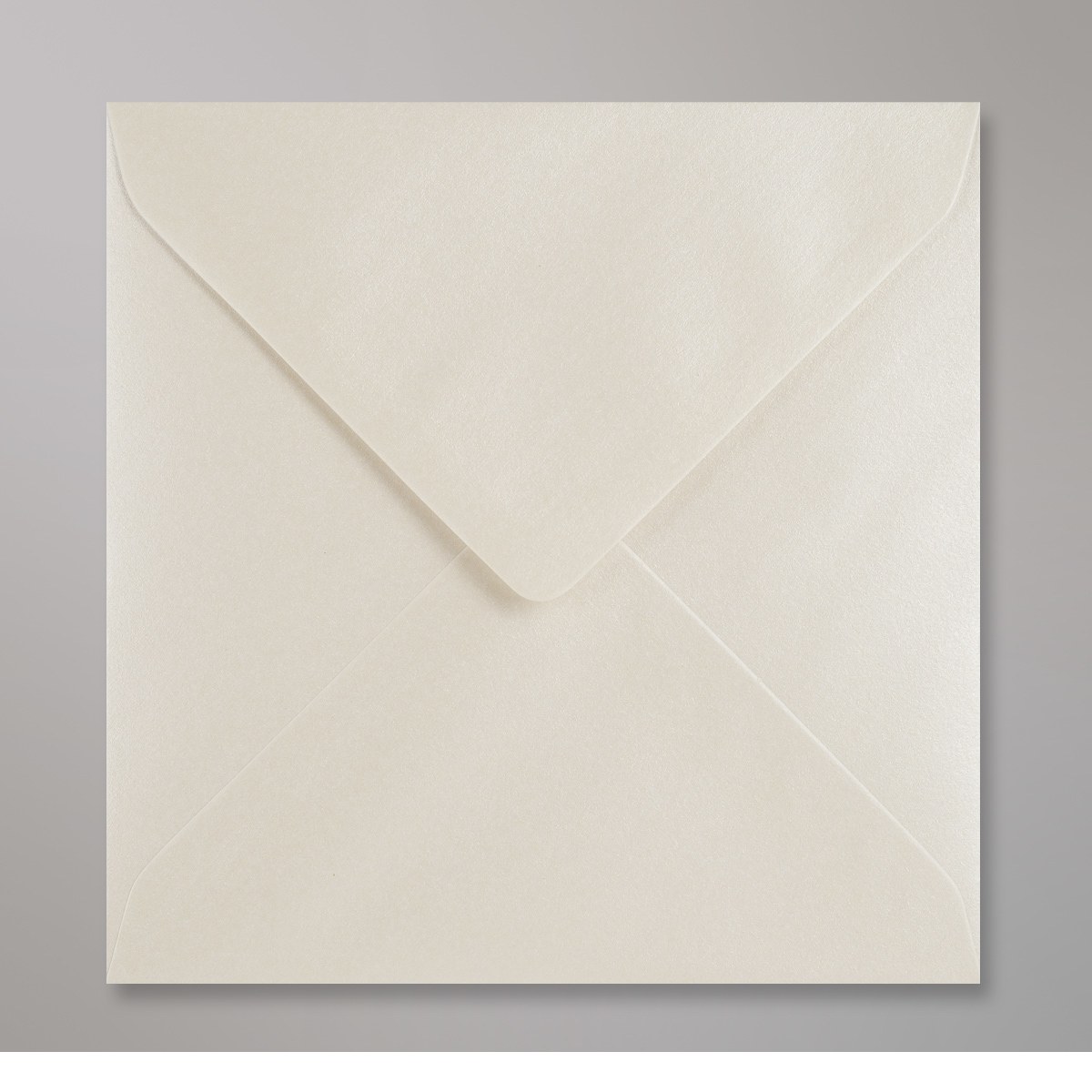 Enveloppe huitre brillante 155x155 mm
