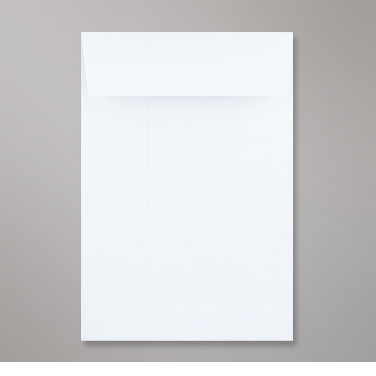 Enveloppe blanche à soufflet 254x178x25 mm