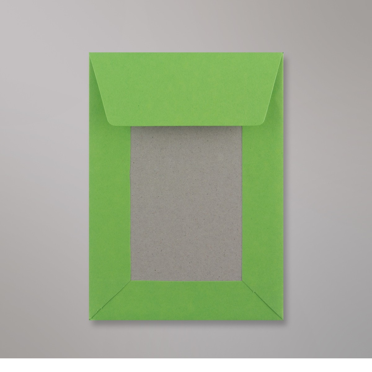 Enveloppe verte- dos cartonné 162x114 mm (C6)