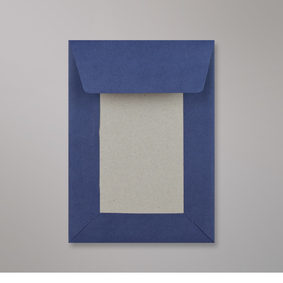 Enveloppes dos cartonné bleue foncée 162x114 mm (C6)