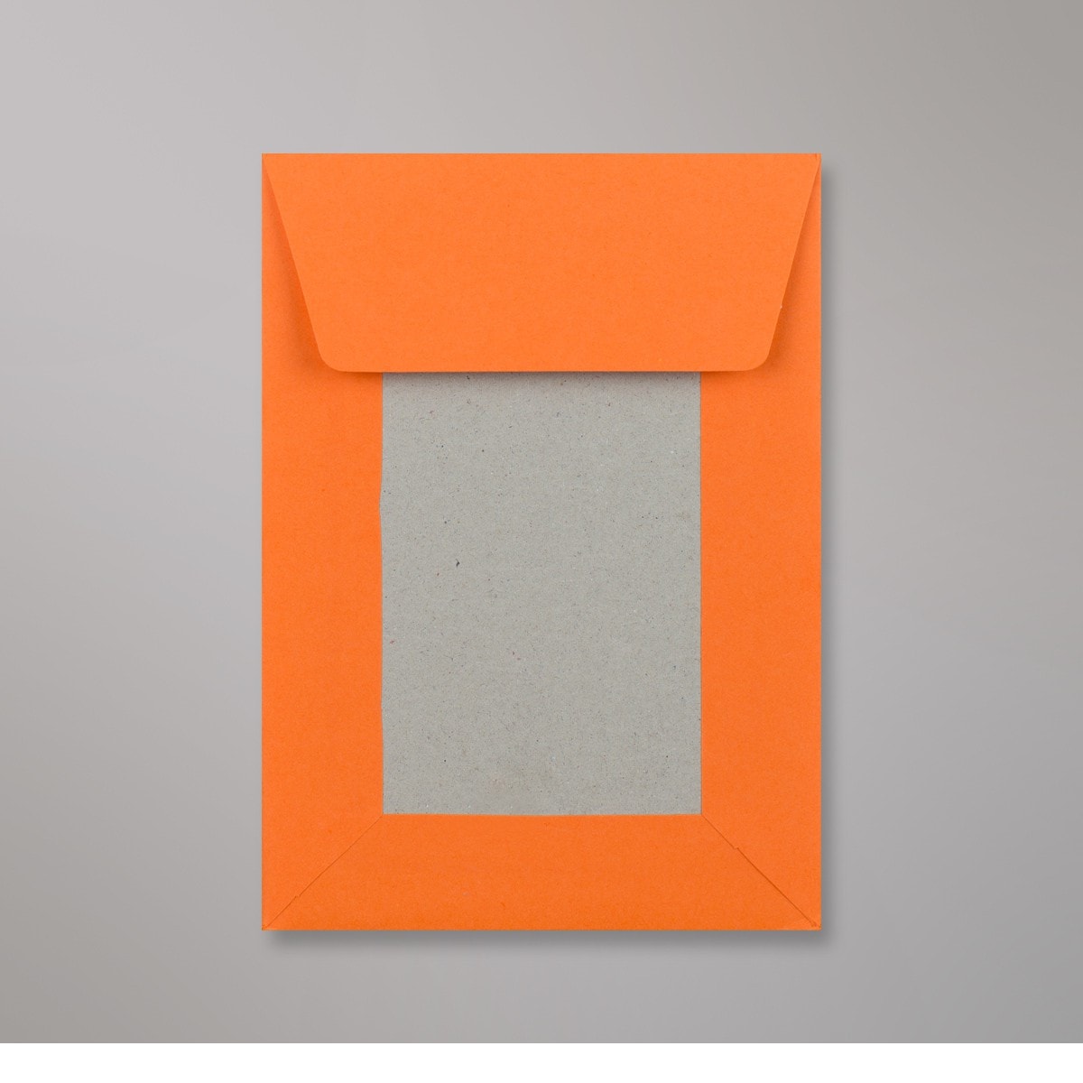 Enveloppe orange- dos cartonné 162x114 mm (C6)
