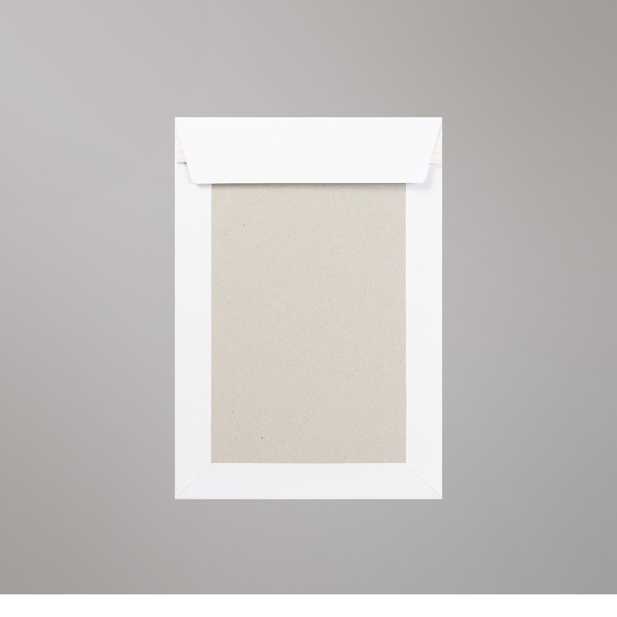 Enveloppe blanche dos cartonné 254x178 mm