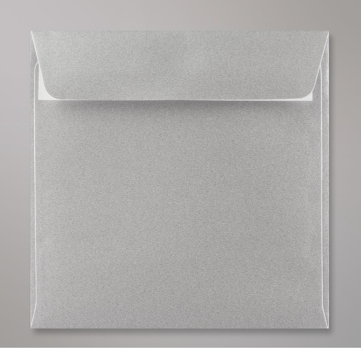 Enveloppe argentée 155x155 mm