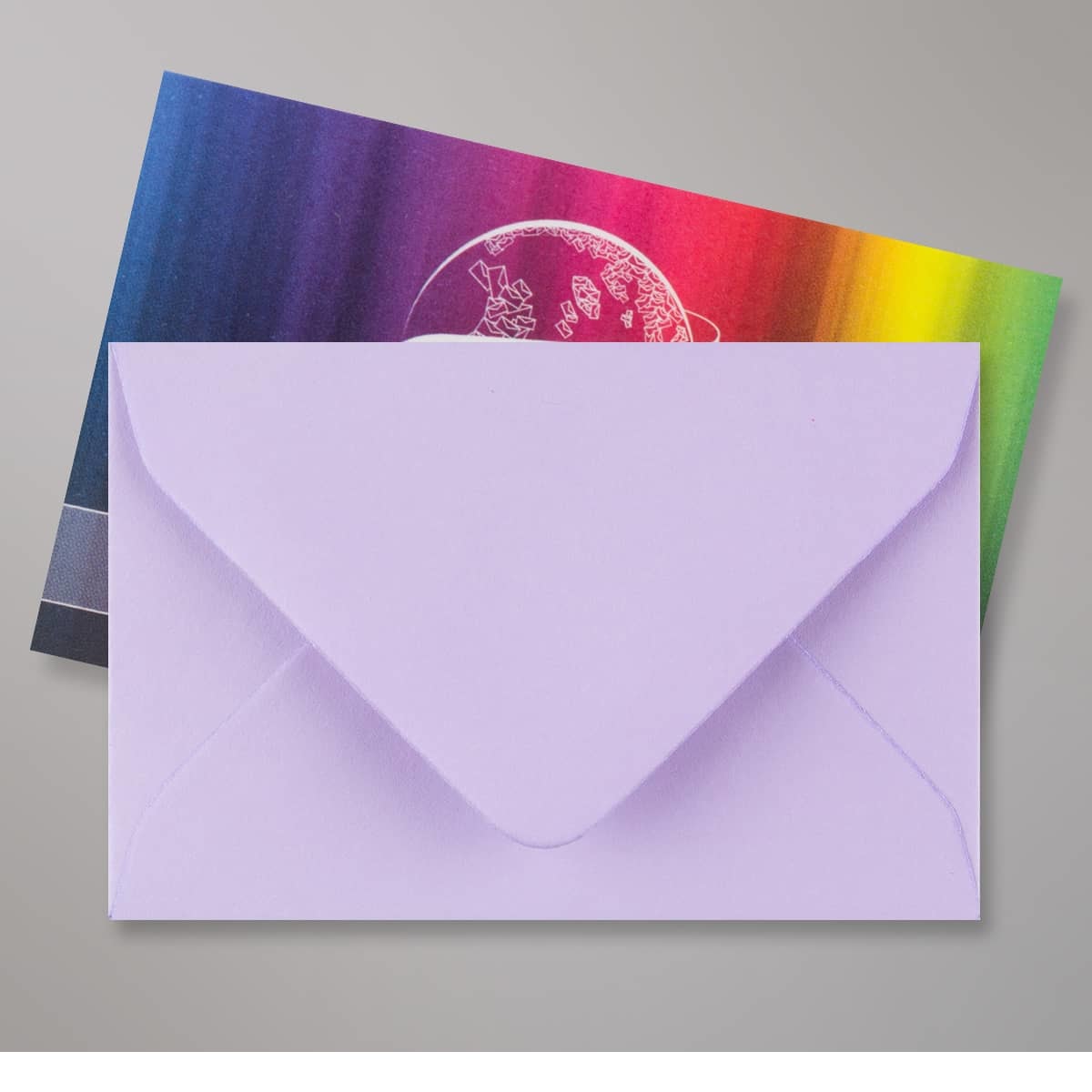Enveloppe lilas 62x94 mm