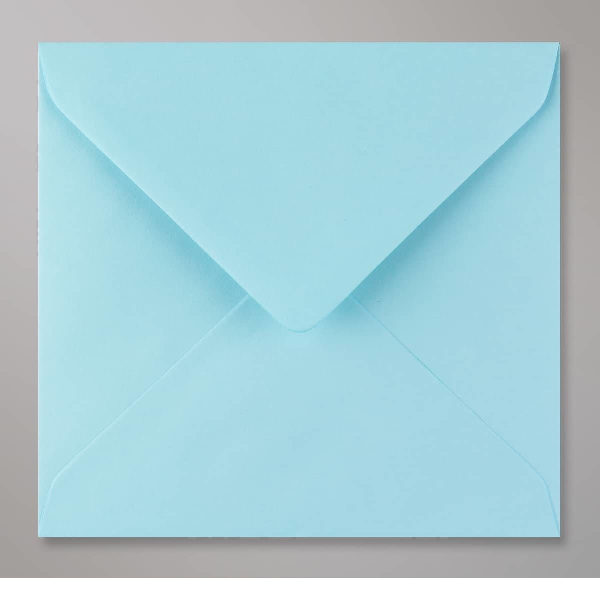 Enveloppe bleue pâle 155x155 mm