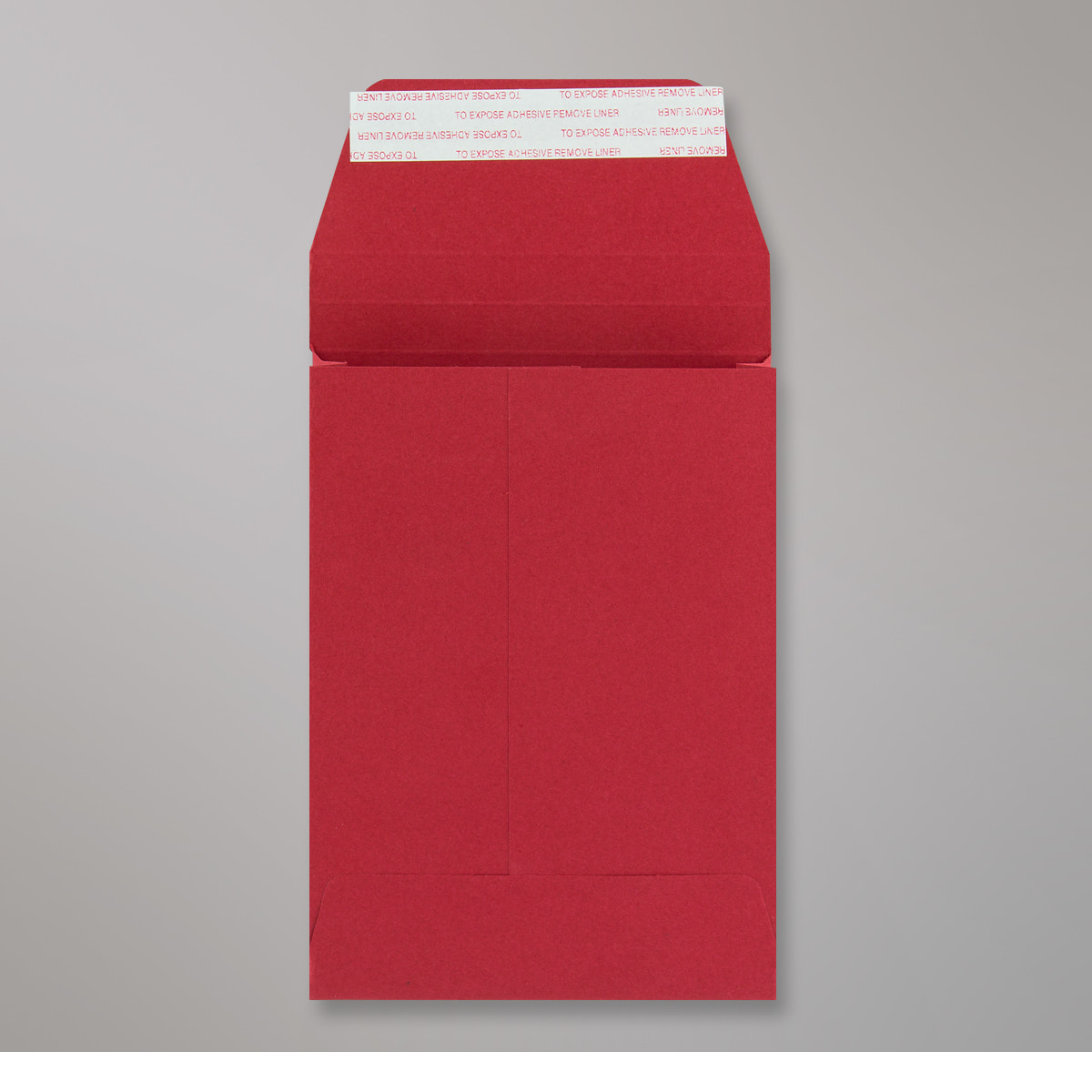 Enveloppe Post Marque rouge foncée à soufflet 162x114x25 mm (C6)