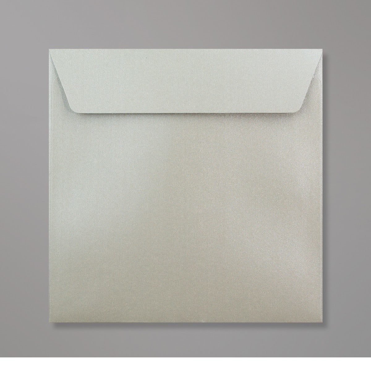 Enveloppe perlée rgentée 155x155 mm