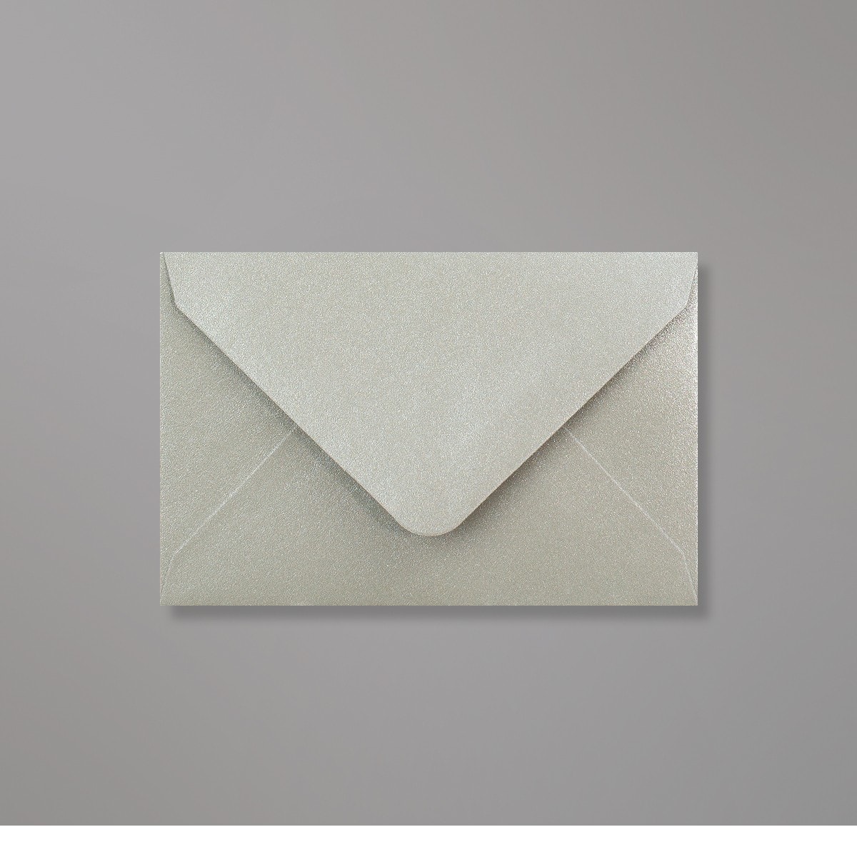Enveloppe perlée argentée 62x94 mm