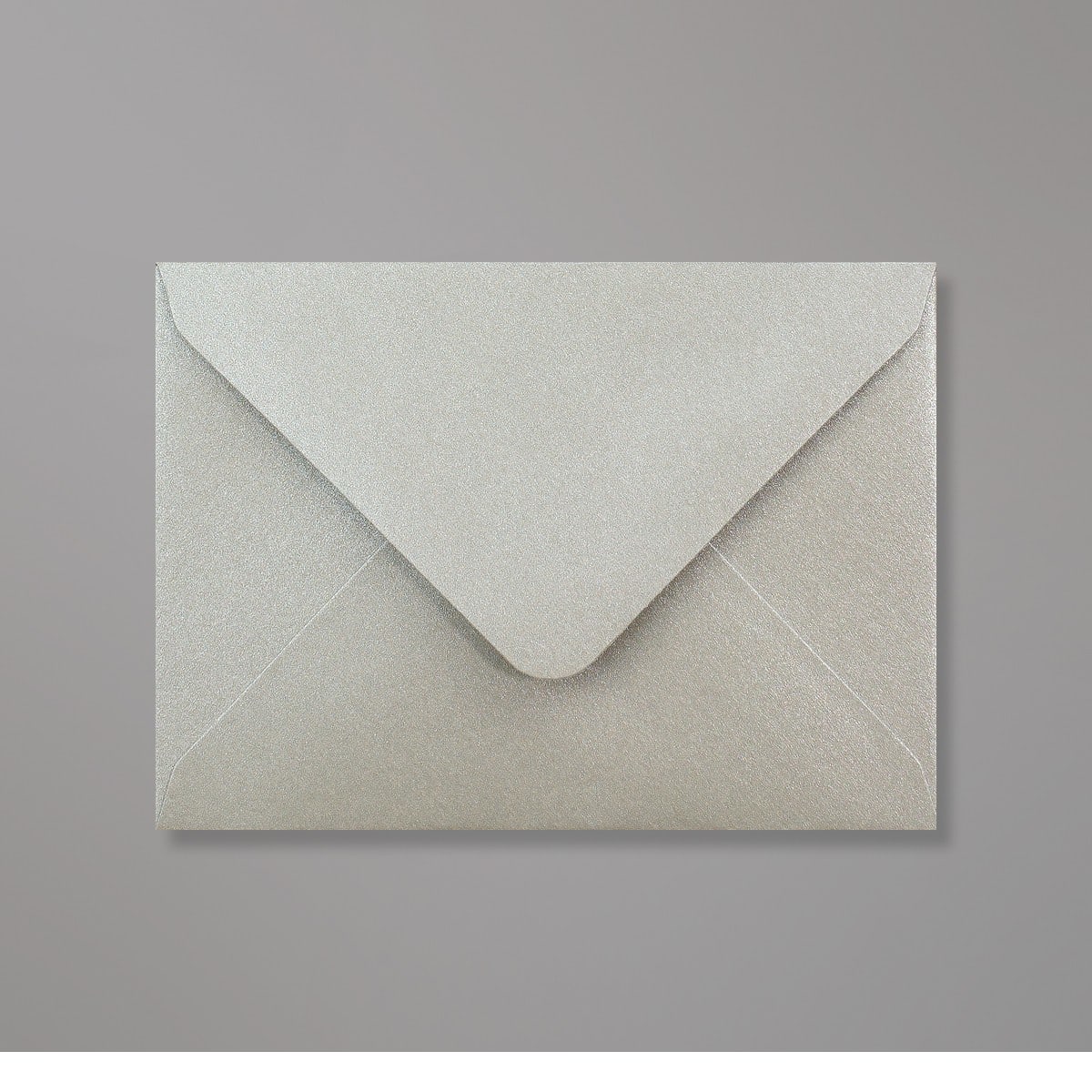 Enveloppe perlée argentée 82x113 mm (C7)