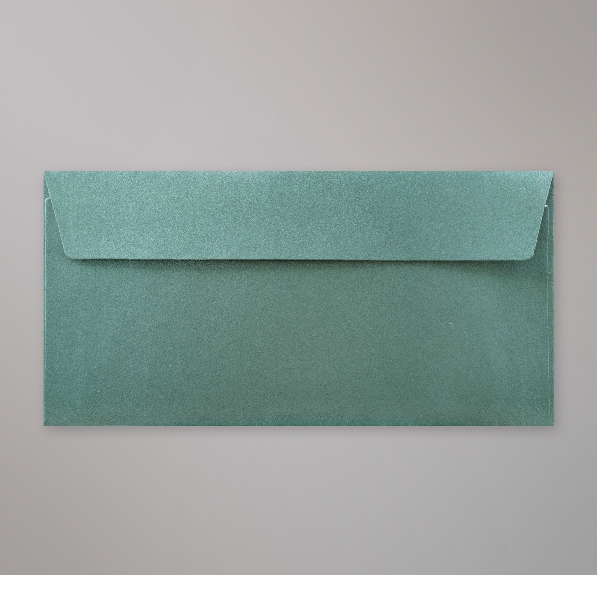 Enveloppe perlée verte Noël 110x220 mm (DL)