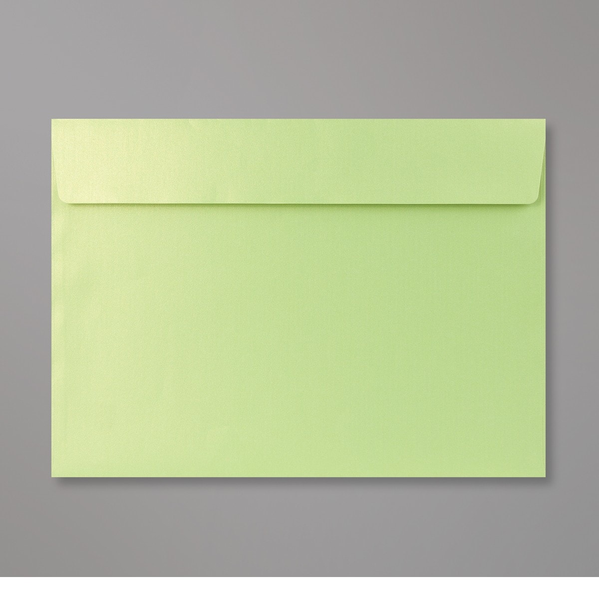 Enveloppe perlée vert citron 229x324 mm (C4)