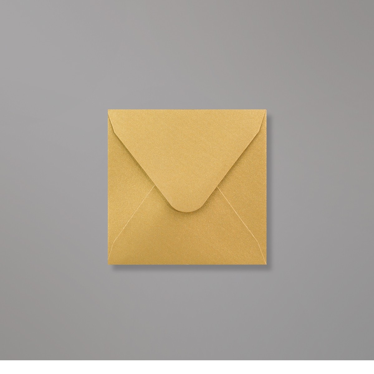 Enveloppe perlée dorée 100x100 mm