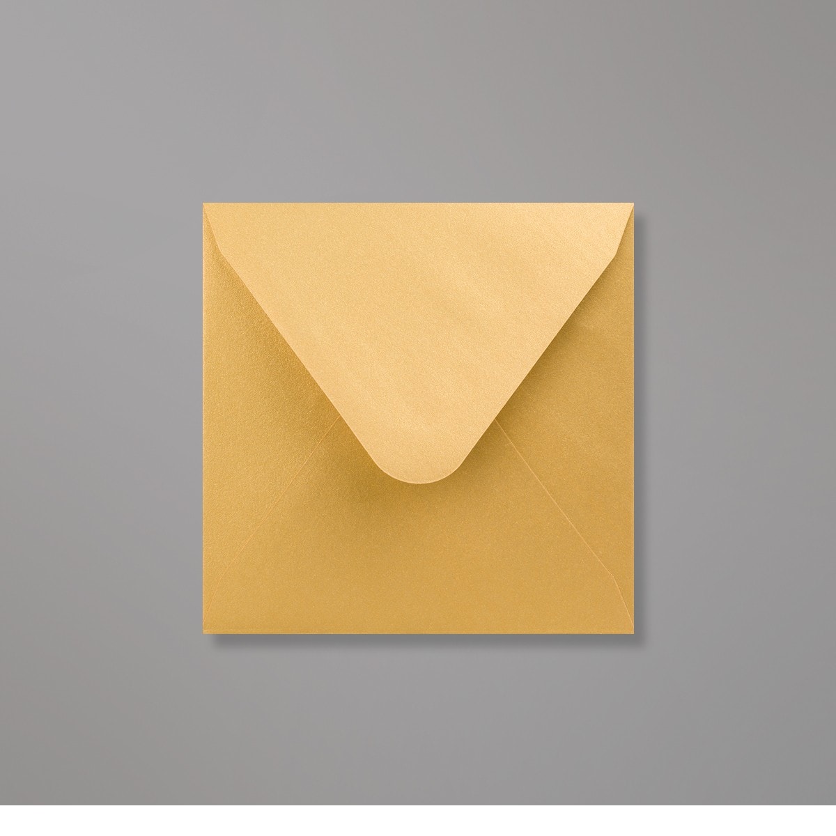Enveloppe perlée dorée 120x120 mm
