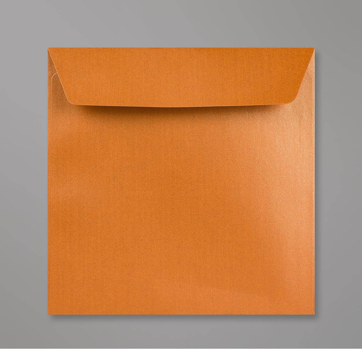Enveloppe perlée cuivre 155x155 mm