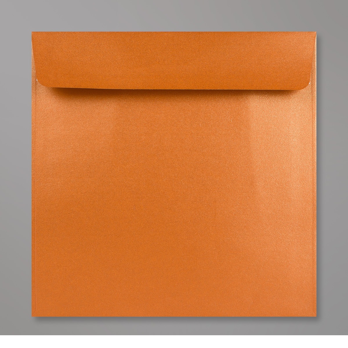 Enveloppe perlée cuivre 170x170 mm