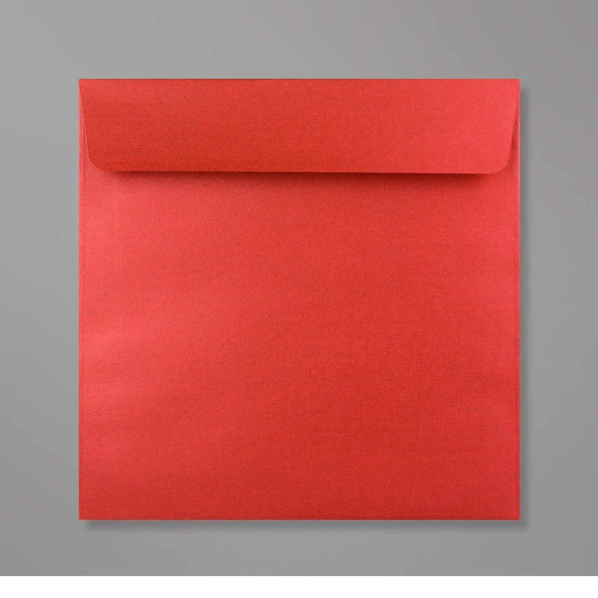 Enveloppes perlées rouges cardinal 170x170 mm