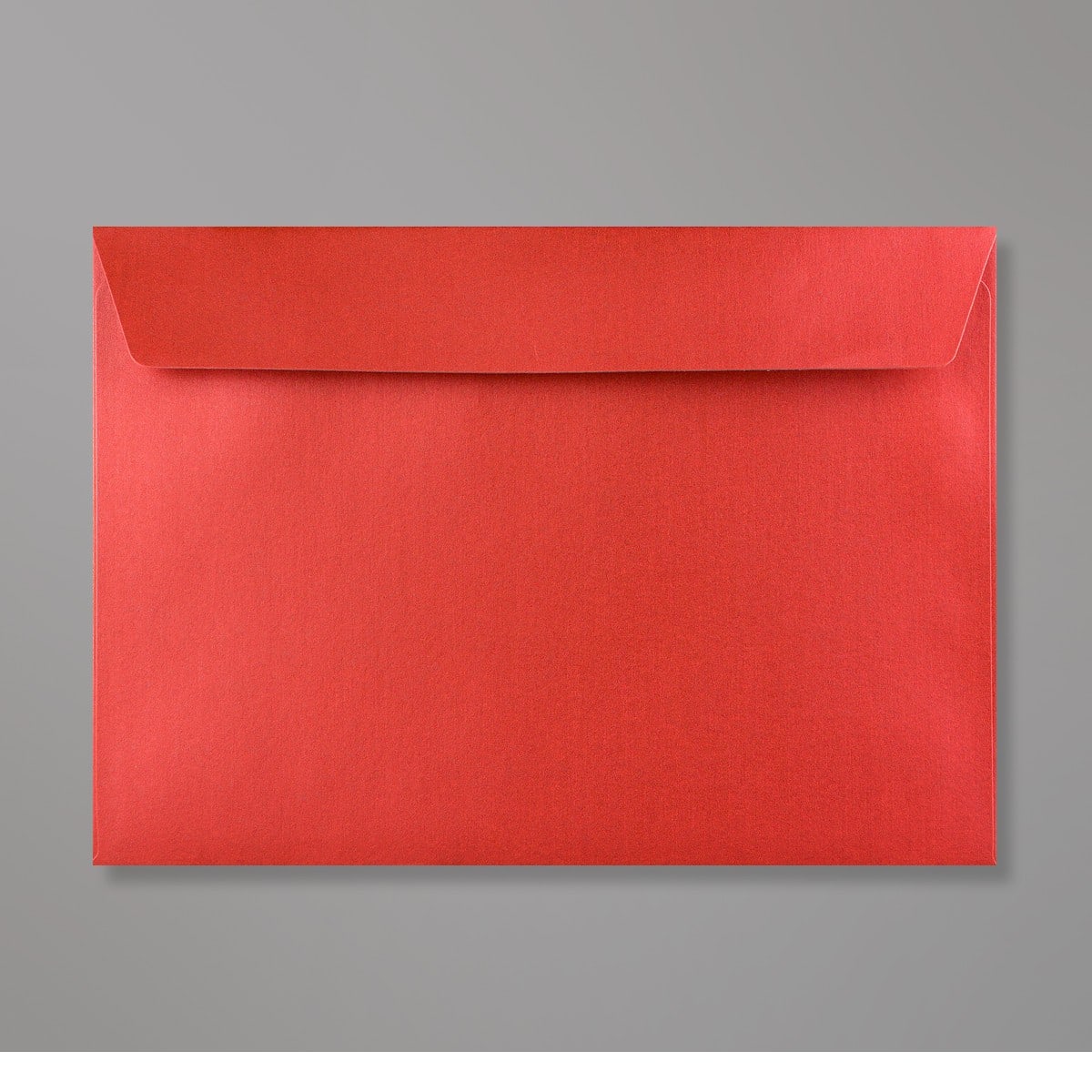 Enveloppes perlées rouges cardinal 162x229 mm (C5)
