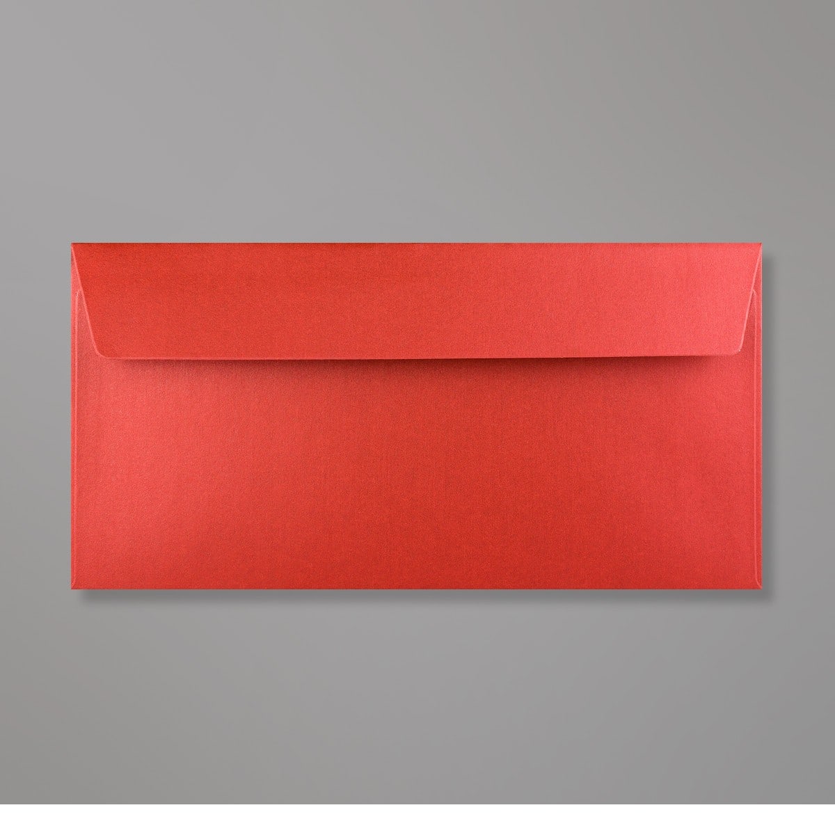 Enveloppes perlées rouges cardinal 110x220 mm (DL)