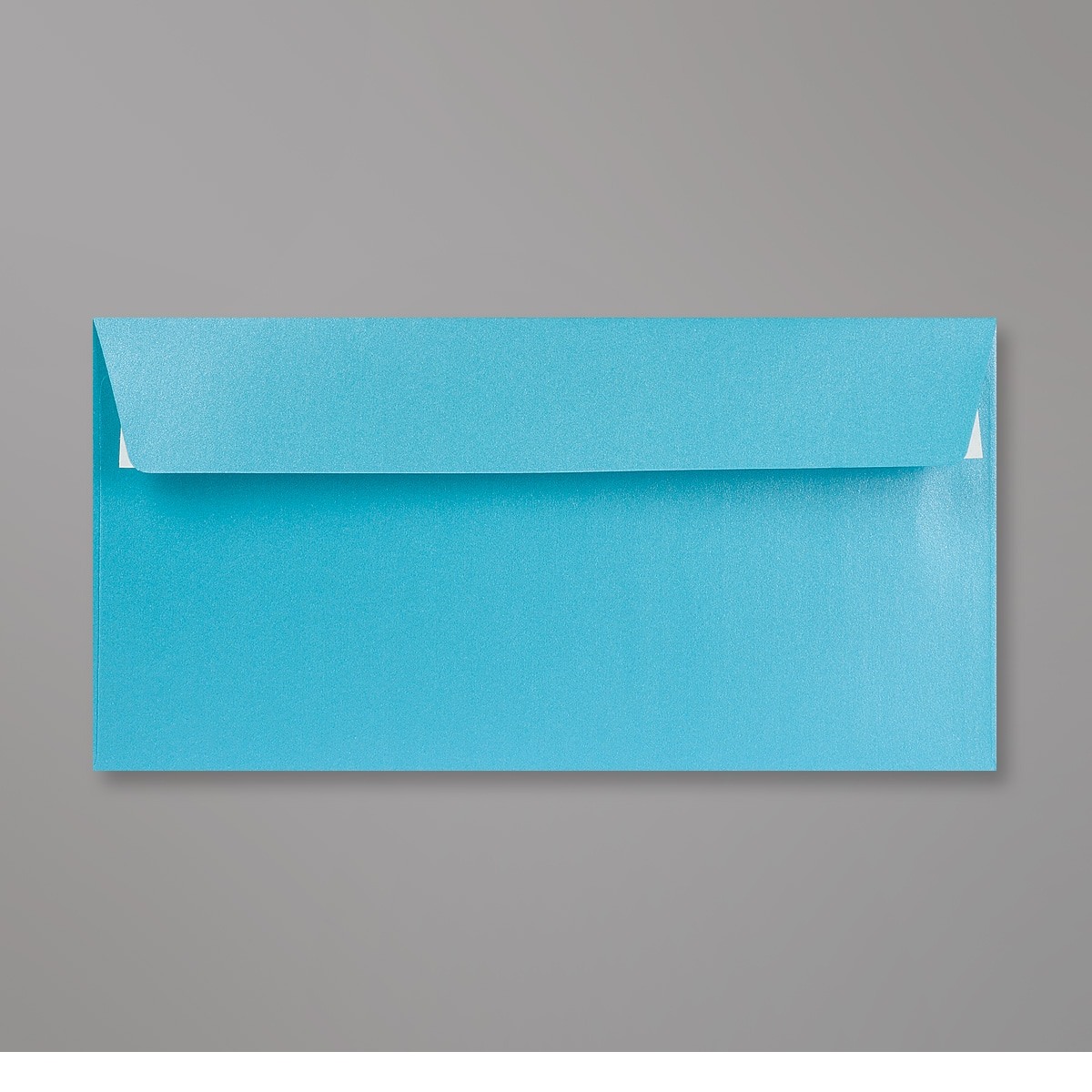 Enveloppe perlée bleue bébé 110x220 mm (DL)