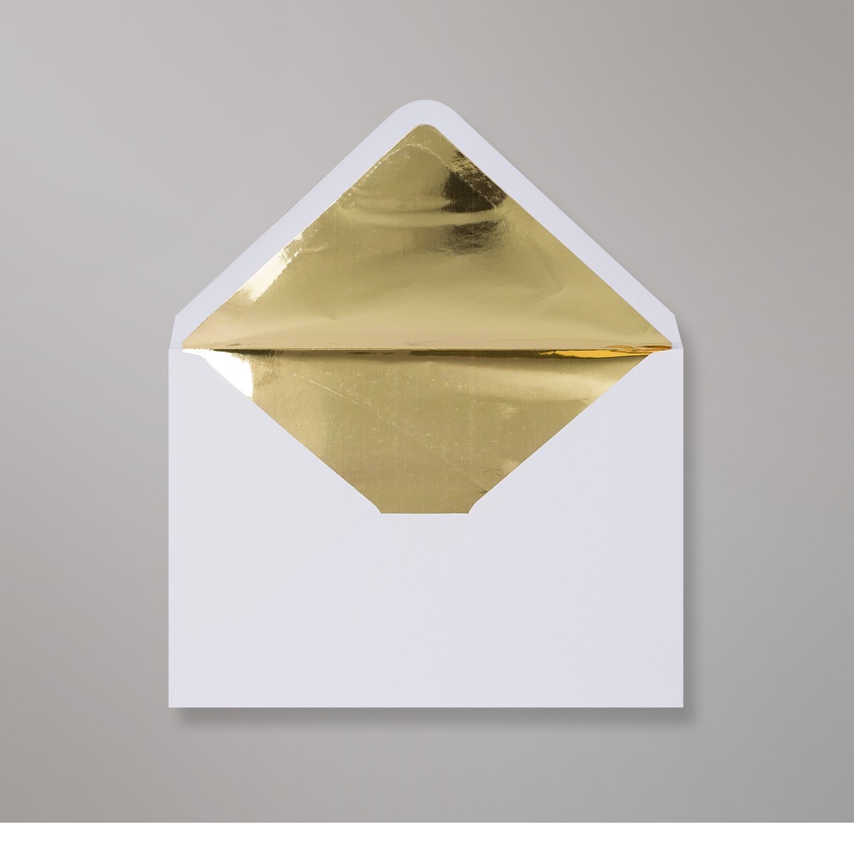 Enveloppe doublée blanche + papier alu doré 162x229 mm (C5)