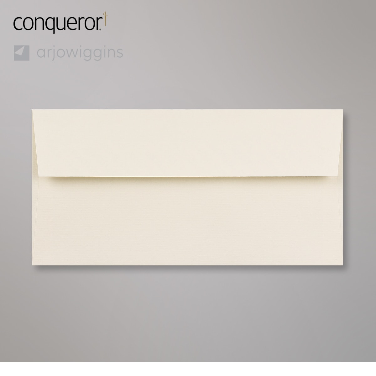 Enveloppe conqueror vergé crème 110x220 mm (DL)