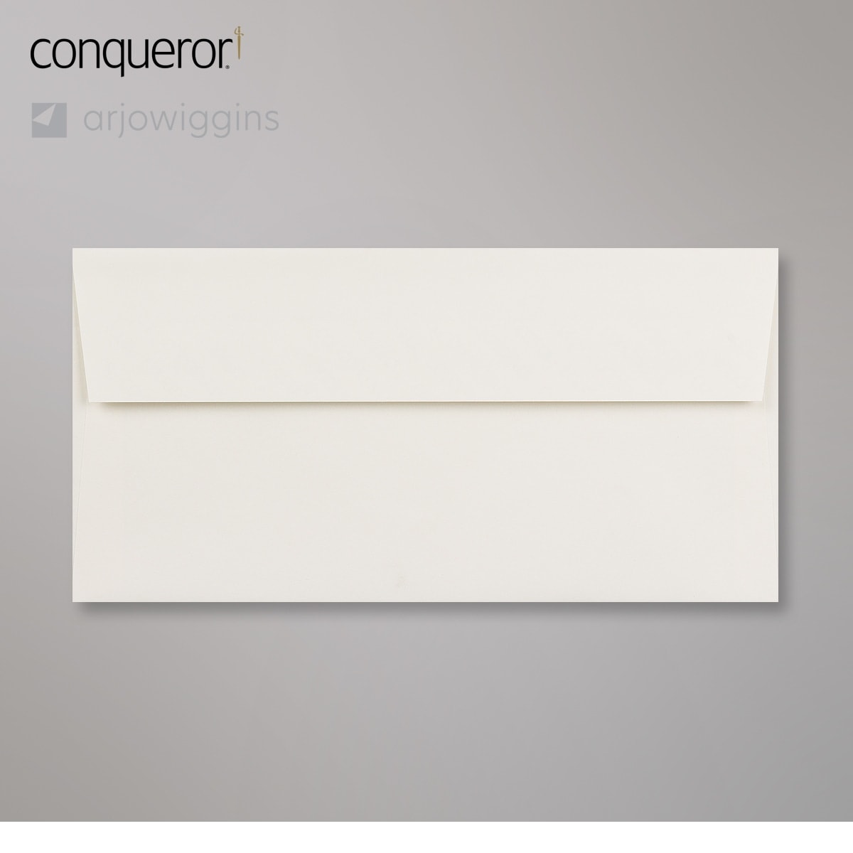 Enveloppe conqueror velin blanc nacré 110x220 mm (DL)