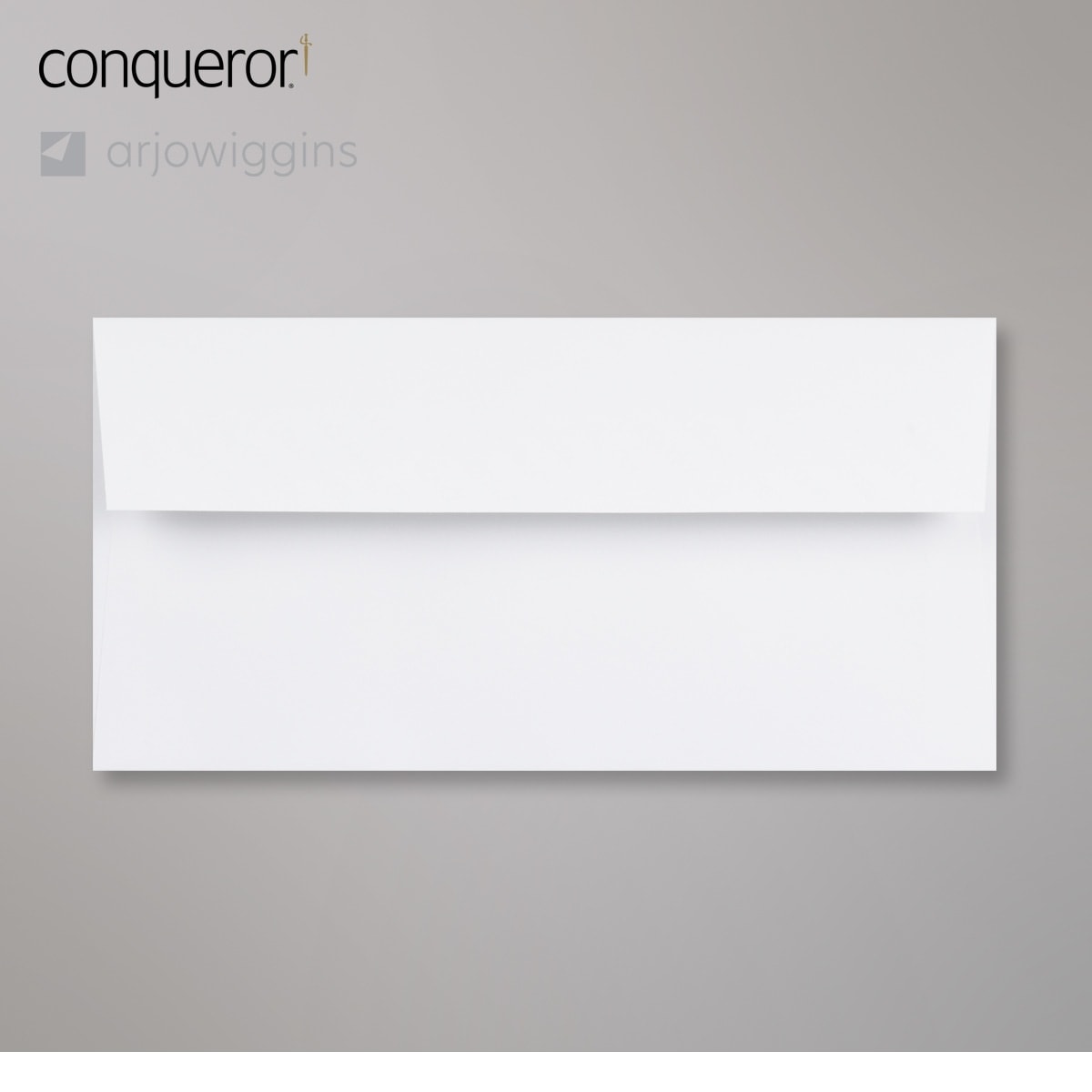 Enveloppe conqueror vergé blanc 110x220 mm (DL)