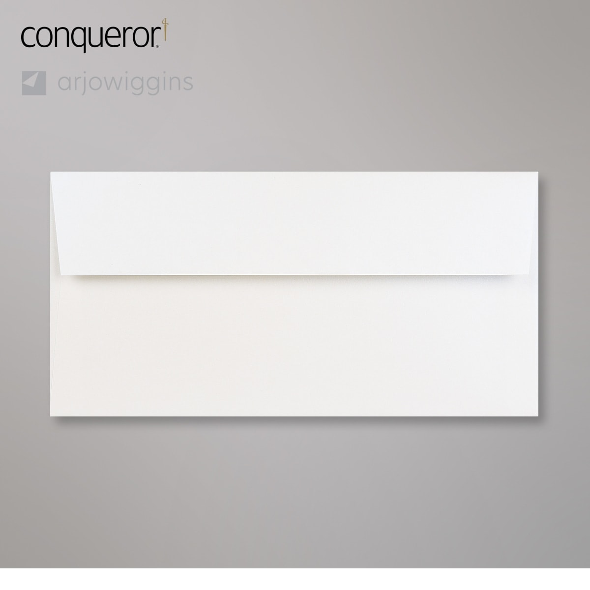 Enveloppe Conqueror iridescent blanc azuré 110x220 mm (DL)