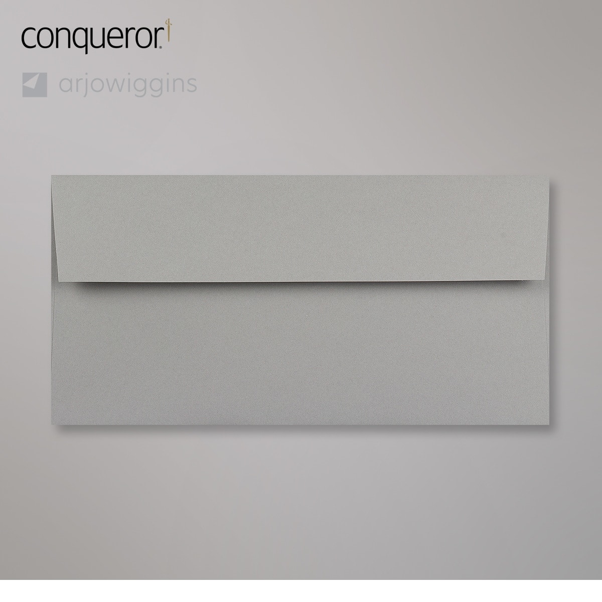 Enveloppe Conqueror velin gris foncé béton 110x220 mm (DL)