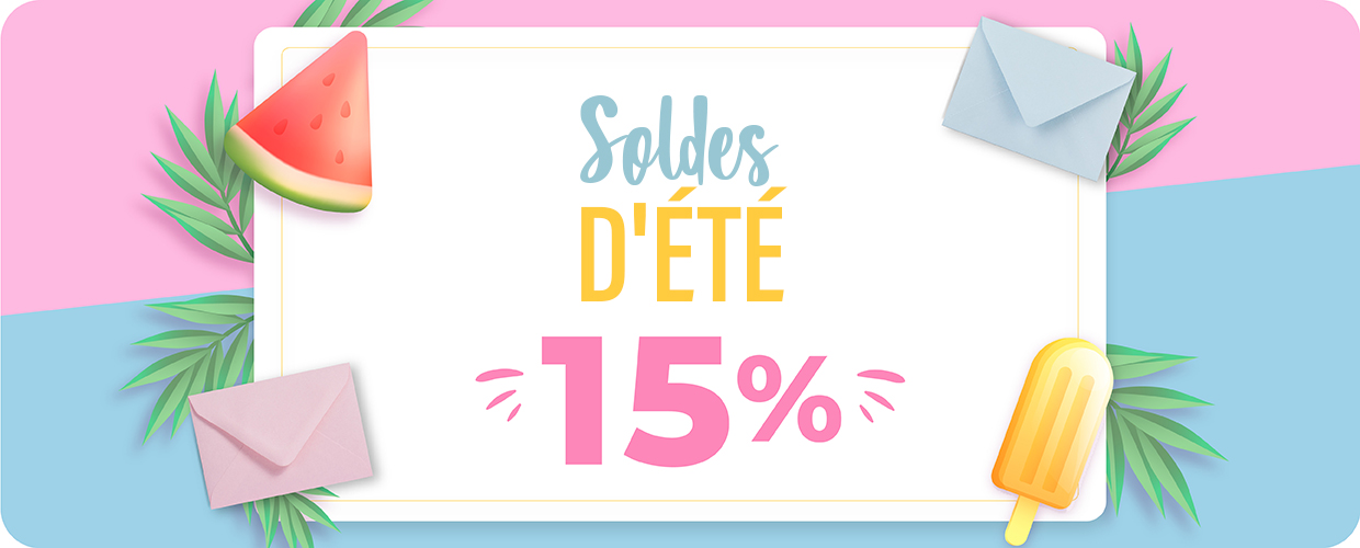 10% de réduction sur les commandes supérieures à 50€. Code: SUN10