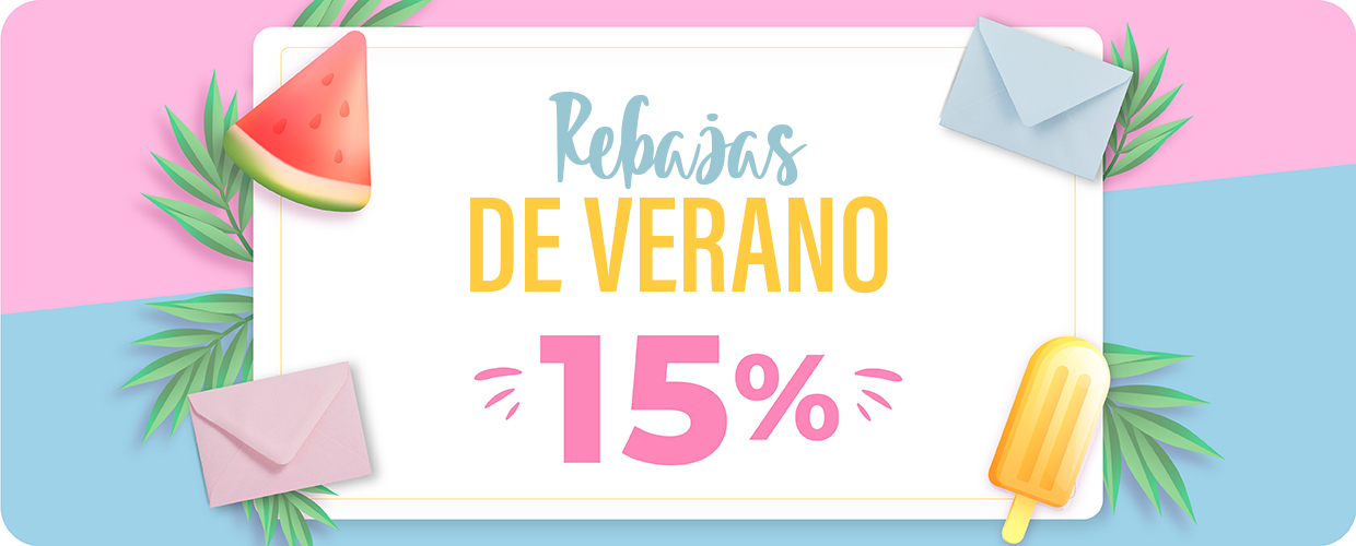 10% de descuento en pedidos superiores a 50€. Código: SUN10