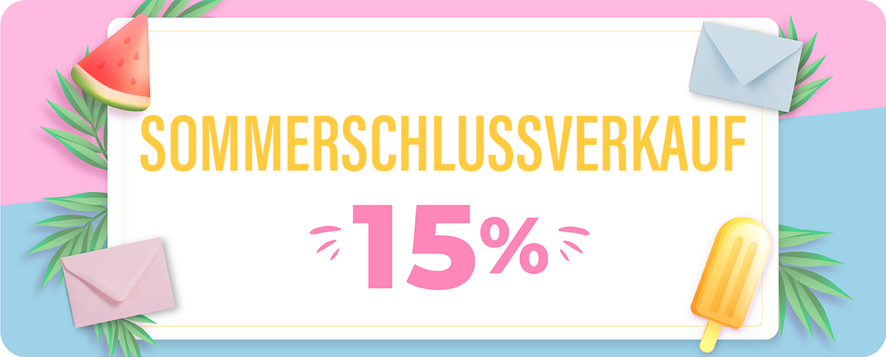 10% Rabatt auf Bestellungen über 50€. Code: SUN10