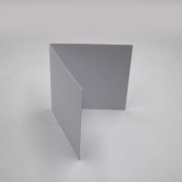 135mm SQUARE SMOOTH WHITE SINGLE FOLD CARD BLANKS 300GSM