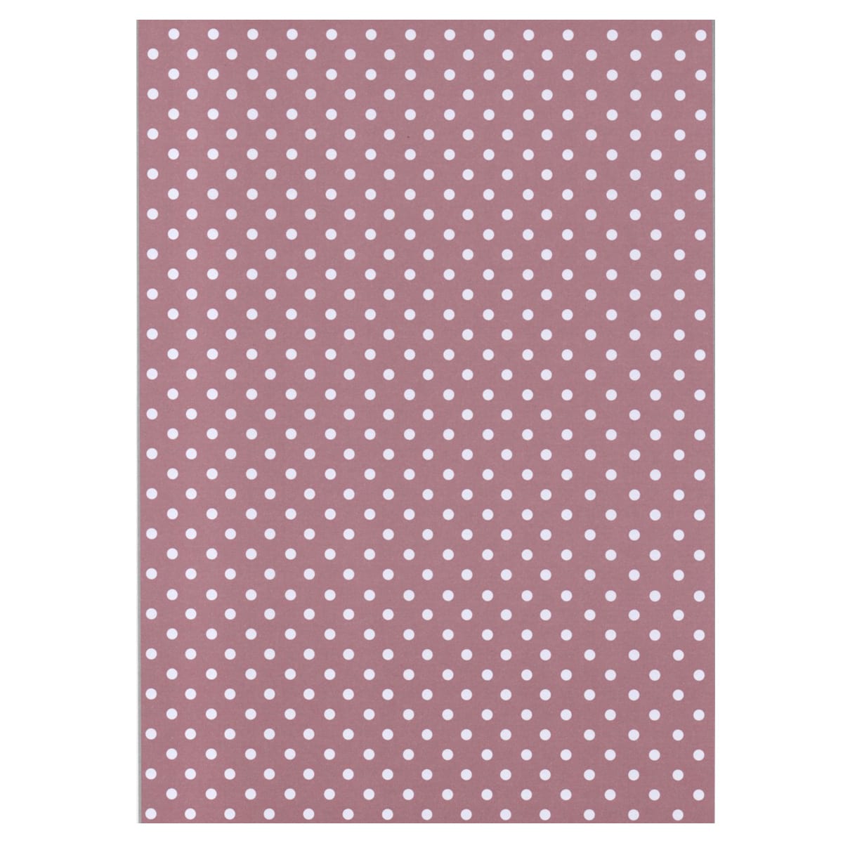 A4 DUSKY PINK POLKA DOT CARD 300 GSM