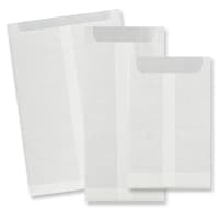 Glassine Bags - Flush Top 40gsm