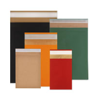 Coloured Eco Friendly Paper Padded Bags