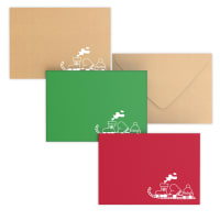 Toy Train Christmas Printed Envelopes