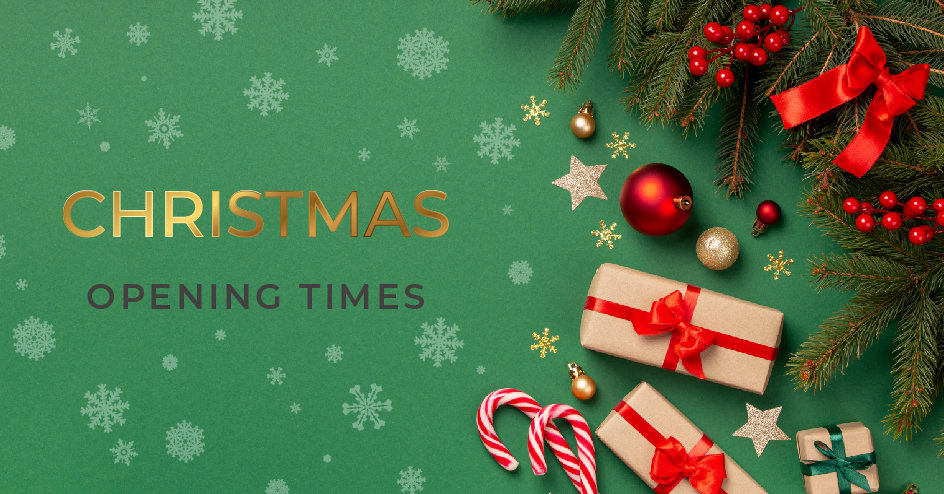 Christmas opening times