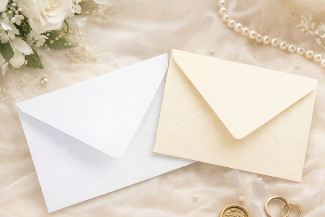 Gummed Wedding Envelopes