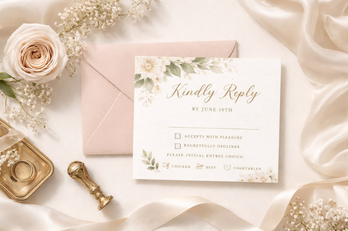 RSVP Card Example