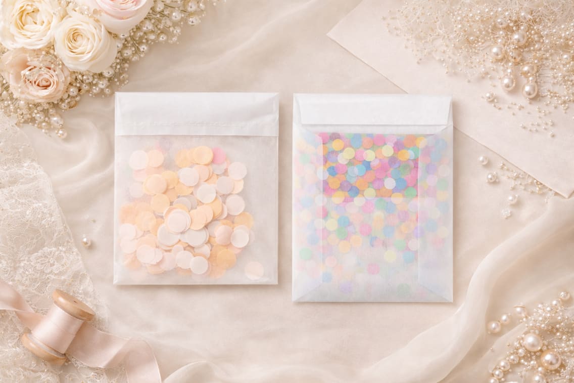 Wedding Confetti Envelopes