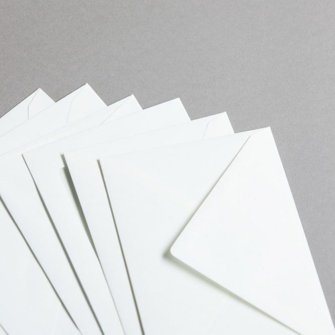 Handmade Opaline Envelopes