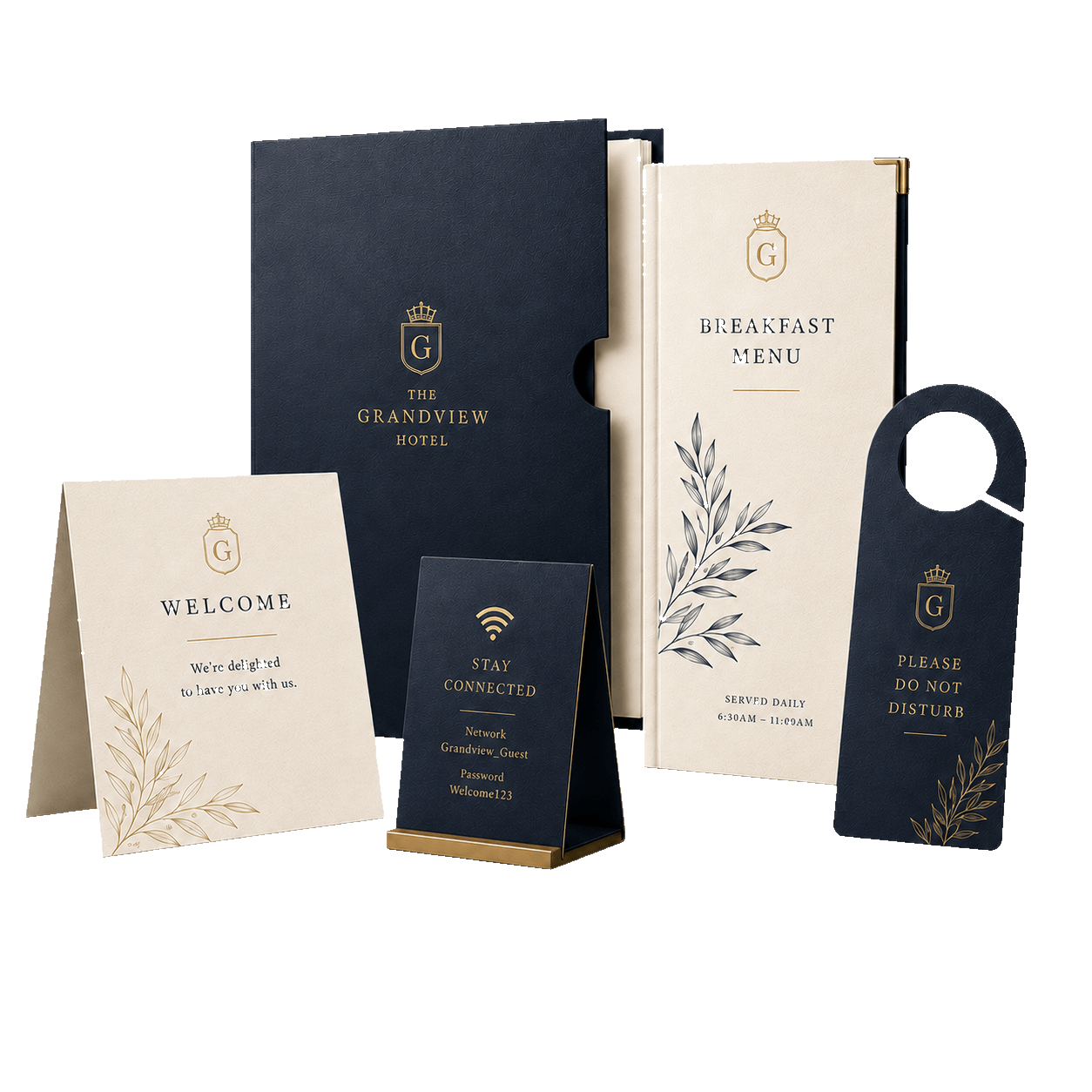 Paper and card for hotels and hospitality