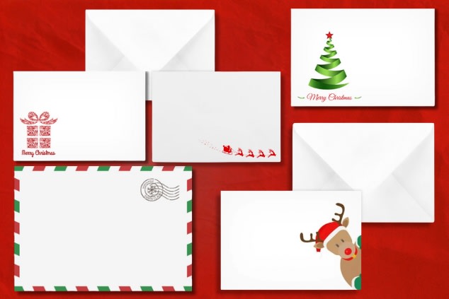 Christmas Printed Envelopes